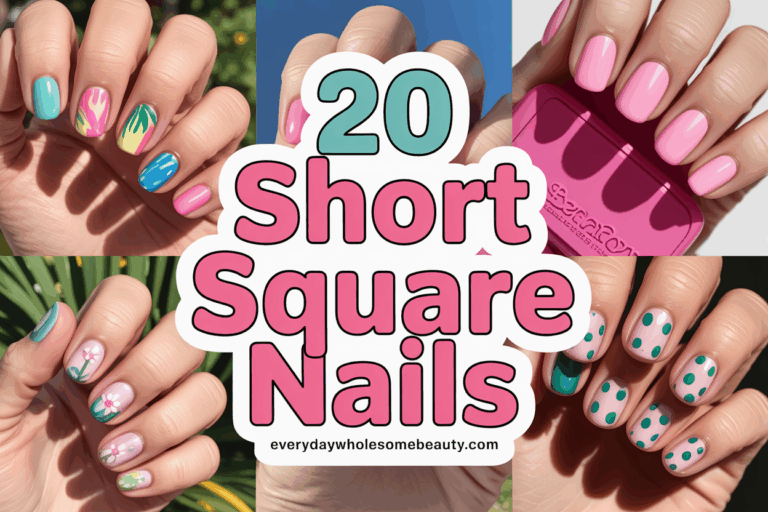 20 Short Square Nail Designs Perfect for Every Occasion
