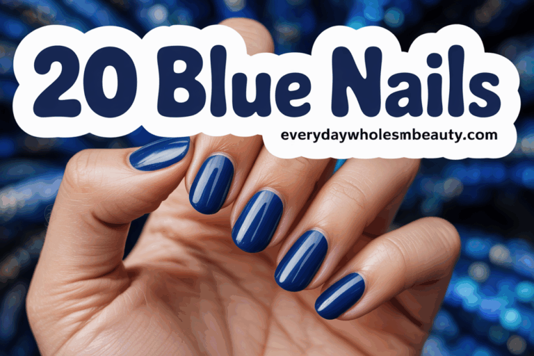 20 Blue Nail Design Ideas for Stylish and Trendy Looks