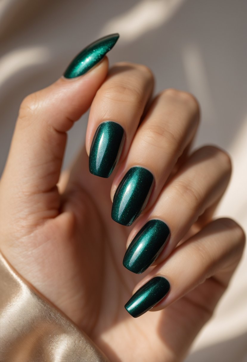 A close-up of a woman