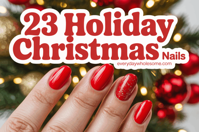 23 Holiday Nails Christmas Ideas for Festive and Stylish Looks