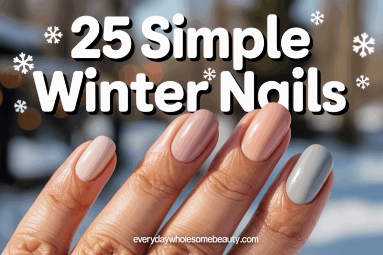 25 Simple Winter Nails That Elevate Your Seasonal Style
